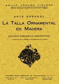 Imagen del vendedor de TALLA ORNAMENTAL EN MADERA a la venta por TERAN LIBROS