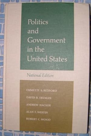 Bild des Verkufers fr Politics and Government in the United States National Edition zum Verkauf von Beach Hut Books