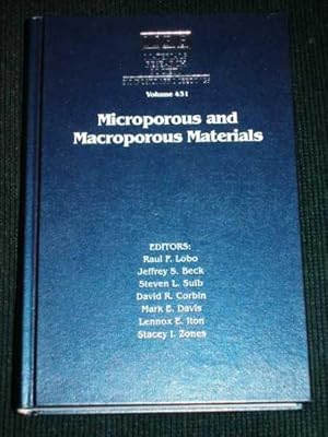 Bild des Verkufers fr Microporous and Macroporous Materials zum Verkauf von Lotzabooks