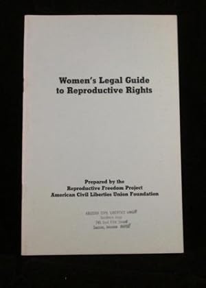 Seller image for Women's Legal Guide to Reproductive Rights for sale by CS Books and More