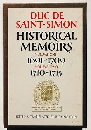 Historical Memoirs of the Duc de Saint-Simon