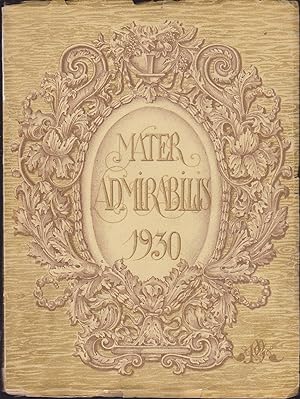 MATER ADMIRABILIS Año II Chamartin 1 diciembre 1930 (Asociación de antiguas alumnas del Sagrado C...