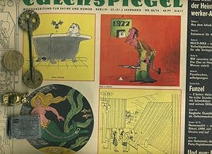 Eulenspiegel. Wochenzeitschrift für Satire und Humor. Vollständiger ? Jahrgang 1976 , 52 Hefte. 2...