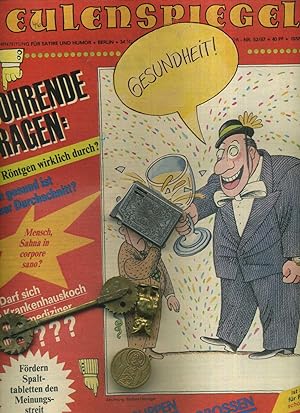 Eulenspiegel. Wochenzeitschrift für Satire und Humor. Vollständiger ? 34 / 42 Jahrgang 1987 , 52 ...