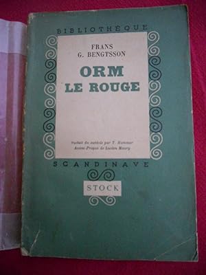 Seller image for Orm le rouge for sale by Frederic Delbos