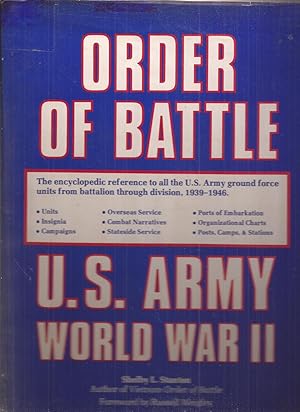 Image du vendeur pour Order of Battle U.S. Army, World War II mis en vente par Auldfarran Books, IOBA