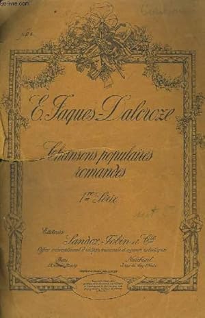 Image du vendeur pour CHANSONS POPULAIRES ROMANDES - 1 SERIE : MON LAC EST PUR + PLANTONS LA VIGNE + J'VOUDRAIS BIEN ME MARIER + QUAND LE MAI VA V'NIR + HUM, HUM ! + LA FARANDOLE + SUR LA ROUTE DE NYON + TIRE BOULAN + LA CHERE MAISON + LE SOIR LE MATIN+ MON HAMEAU. mis en vente par Le-Livre