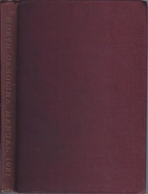 Seller image for North Carolina Manual, 1931 for sale by The Ridge Books