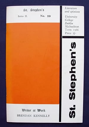 St. Stephen's - Literature and Opinions - Michaelmas Term 1966. Series II. No. 10.