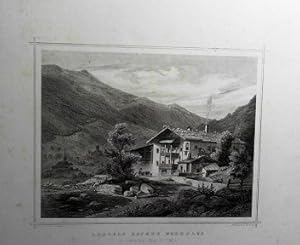 Andreas Hofer's Wohnhaus im Passeyer Thal in Tyrol. (= aus: Das Kaiserthum Oesterreich - Ungarn n...