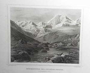 Seller image for Knigsspitze und suldner-Ferner im Ortlergebiet (Tyrol). (= aus: Das Kaiserthum Oesterreich - Ungarn nebst Siebenbrgen, Tyrol, Triest sowie II.Abtheilung). for sale by Antiquariat Deinbacher