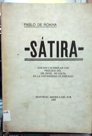 Bild des Verkufers fr Stira. Edicin facsimilar con prlogo del Dr. Ren de Costa zum Verkauf von Librera Monte Sarmiento