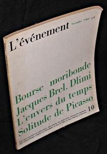 Seller image for L'vnement. Novembre 1966. N10 for sale by Abraxas-libris