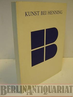 Bild des Verkufers fr Kunst bei Henning. Ausstellungen 1988-1998. zum Verkauf von BerlinAntiquariat, Karl-Heinz Than