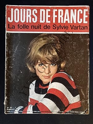 JOURS DE FRANCE-N°451-6 JUILLET 1963-SYLVIE VARTAN
