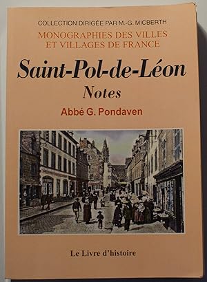 Imagen del vendedor de Saint-Pol-de-Lon - Notes a la venta por Aberbroc