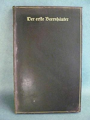 Bild des Verkufers fr Der Erste Beernhuter. zum Verkauf von Antiquariat Joachim Lhrs