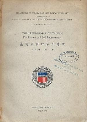 The Leguminosae of Taiwan, for Pasture and Soil Improvement [Alan Davidson's copy]