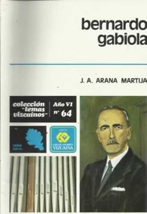 Imagen del vendedor de Bernardo Gabiola a la venta por Librera Cajn Desastre