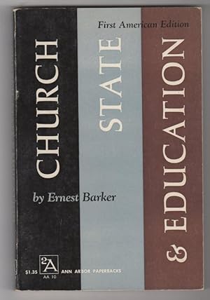 Seller image for Church, State and Education for sale by Mystery Cove Book Shop