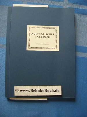 Bild des Verkufers fr Australisches Tagebuch. Reportage. zum Verkauf von Antiquariat BehnkeBuch