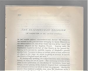 Seller image for The Elizabethan Religion In Correction Of Mr. George Russell for sale by Legacy Books II