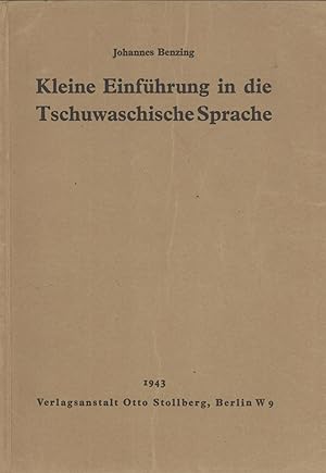 Seller image for Kleine Einfhrung in die Tschuwaschische Sprache for sale by Masalai Press
