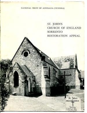Imagen del vendedor de St. John's Church of England Sorrento Restoration Appeal. a la venta por Time Booksellers