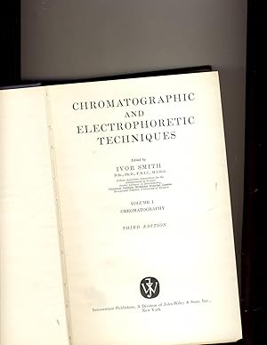 Seller image for Chromatographic and Electrophoretic Techniques for sale by Richard Lemay