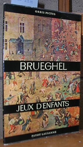 Imagen del vendedor de JEUX D'ENFANTS de Pieter BRUEGHEL LE VIEUX a la venta por LLIBRES del SENDERI