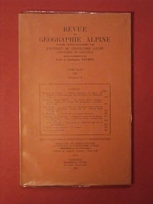 Image du vendeur pour Revue de gographie alpine, tome XLVI, fascicule II mis en vente par Tant qu'il y aura des livres