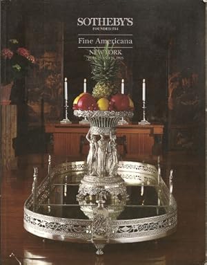 Fine Americana Auction June 23 and 24, 1993 - Sale 6444