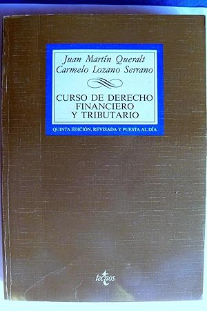 Imagen del vendedor de Curso de derecho financiero y tributario a la venta por Perolibros S.L.