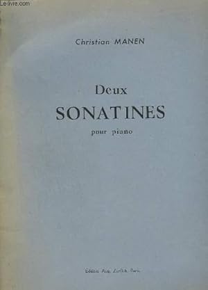 Seller image for DEUX SONATINES POUR PIANO. for sale by Le-Livre