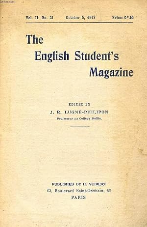 Seller image for THE ENGLISH STUDENT'S MAGAZINE, VOL. II, N 21, OCT. 1913 for sale by Le-Livre