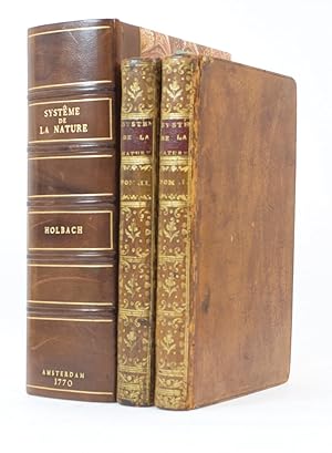 Systême de la nature Ou Des loix du monde physique & du monde moral. Par M. Mirabaud.