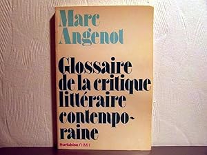 Seller image for Glossaire de la critique littraire contemporaine for sale by Bidonlivre