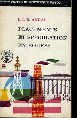 Image du vendeur pour PLACEMENTS ET SPECULATION EN BOURSE mis en vente par Le-Livre