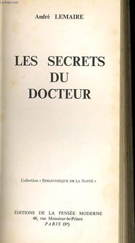Seller image for LES SECRETS DU DOCTEUR for sale by Le-Livre