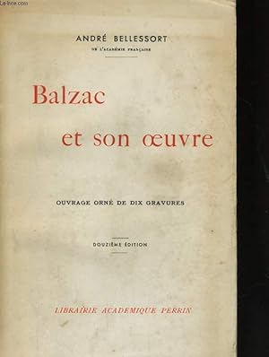 Seller image for BALZAC ET SON OEUVRE for sale by Le-Livre