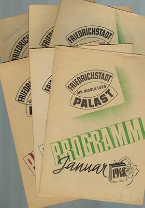 Friedrichstadt Palast. Das Varieté. Programm. [1] Januar 1948. [2] März 1948. [3] April 1948. [4]...