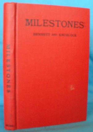 Seller image for Milestones: A Play in Three Acts for sale by Alhambra Books