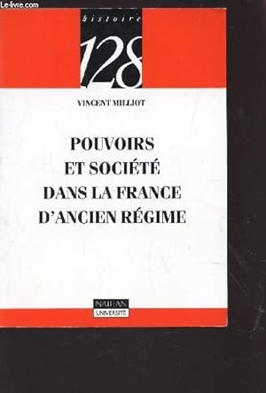 Seller image for POURVOIRS ET SOCIETE DANS LA FRANCE D'ANCIEN REGIME. for sale by Le-Livre