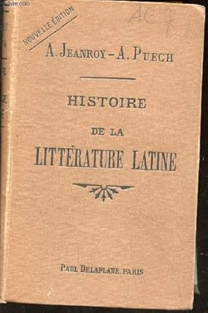 Bild des Verkufers fr HISTOIRE DE LA LITTERATURE LATINE - VINGT-TROISIEME EDITION. zum Verkauf von Le-Livre