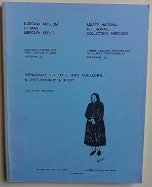 Seller image for Mennonite Folklife and Folklore: A Preliminary Report for sale by Claudine Bouvier