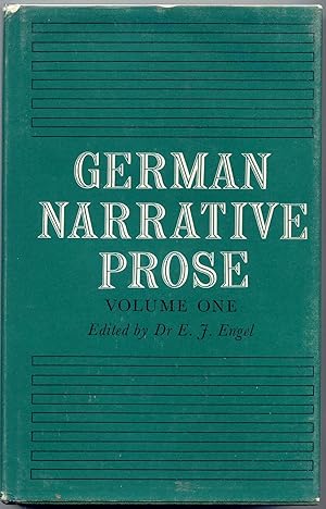 Immagine del venditore per German Narrative Prose, Volume One venduto da Curious Book Shop