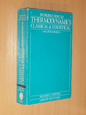 Bild des Verkufers fr INTRODUCTION TO THERMODYNAMICS CLASSICAL & STATISTICAL zum Verkauf von Libros del Reino Secreto