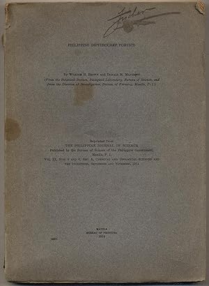 Bild des Verkufers fr The Philippine Journal of Science: A. Chemical and Geological Sciences and the Industries: September, 1914, Vol. IX, No. 5: Philippine Dipterocarp Forests zum Verkauf von Between the Covers-Rare Books, Inc. ABAA