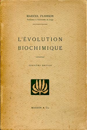 Seller image for L'volution biochimique for sale by Sylvain Par