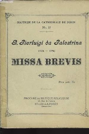 Bild des Verkufers fr MISSA BREVIS zum Verkauf von Le-Livre